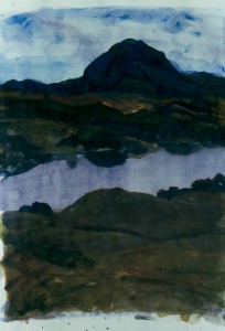 Ger Meinema - Beeldend kunstenaar -Ierland - Acryl op papier - 36x40, 2001